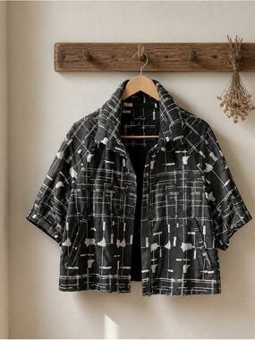 Samuel Dong Black Cotton Lined Garment